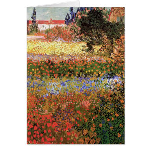 Flowering Garden,Vincent van Gogh.