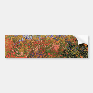 Flowering Garden,Vincent van Gogh. Bumper Sticker