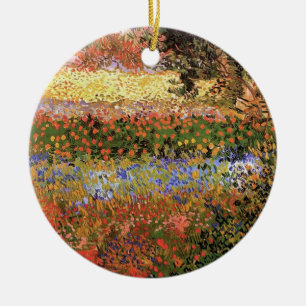 Flowering Garden, Vincent van Gogh. Ceramic Tree Decoration