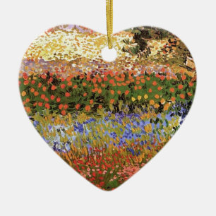Flowering Garden,Vincent van Gogh. Ceramic Tree Decoration