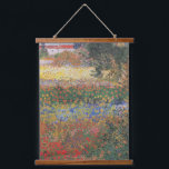 Flowering Garden - Vincent van Gogh Hanging Tapestry<br><div class="desc">Flowering Garden - Vincent van Gogh</div>