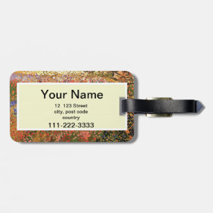 Flowering Garden,Vincent van Gogh. Luggage Tag