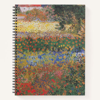 Flowering Garden - Vincent van Gogh Notebook