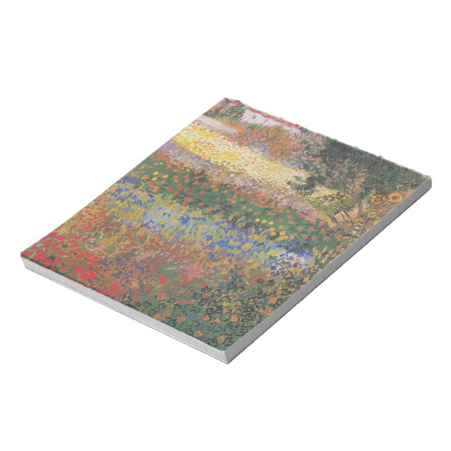 Flowering Garden - Vincent van Gogh Notepad (Rotated)