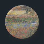 Flowering Garden - Vincent van Gogh Paper Plate<br><div class="desc">Flowering Garden - Vincent van Gogh</div>