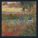 Flowering Garden - Vincent van Gogh Poster<br><div class="desc">Flowering Garden - Vincent van Gogh</div>