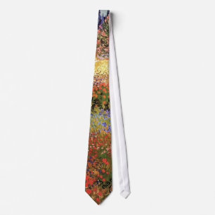 Flowering Garden,Vincent van Gogh. Tie