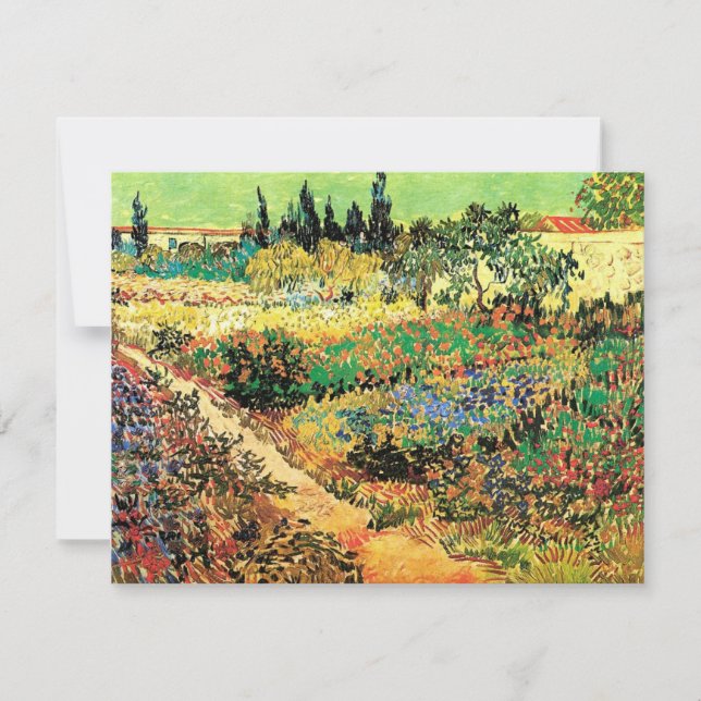 Flowering Garden with Path by Vincent van Gogh (Front)