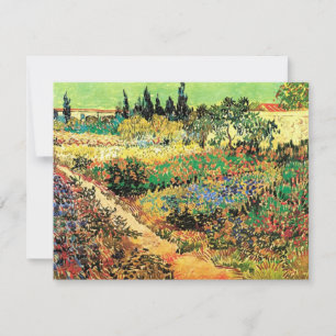 Flowering Garden with Path by Vincent van Gogh