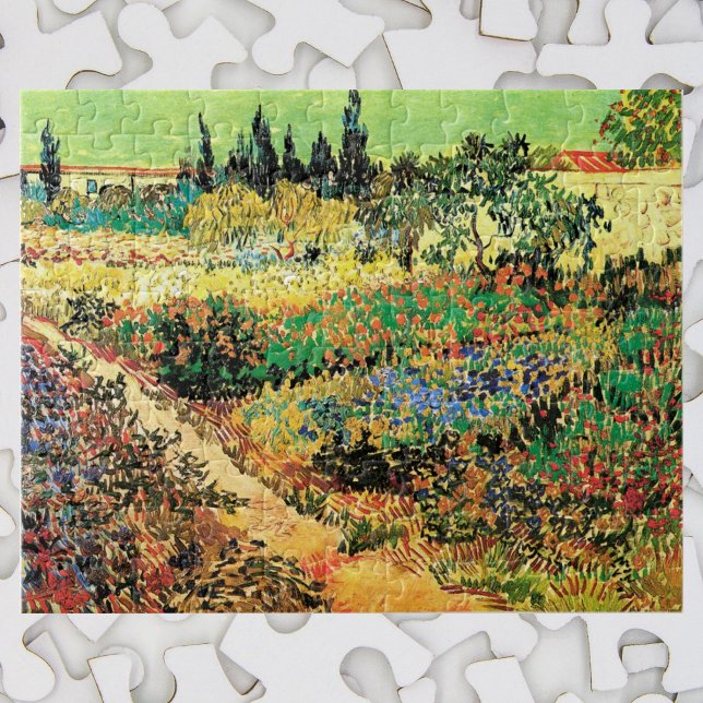Flowering Garden with Path by Vincent van Gogh Jigsaw Puzzle (Creator Uploaded)