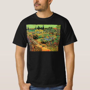 Flowering Garden with Path by Vincent van Gogh T-Shirt