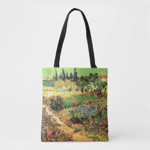 Flowering Garden with Path by Vincent van Gogh Tote Bag