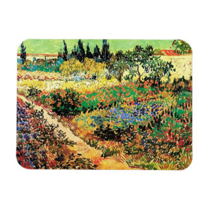 Flowering Garden with Path, van Gogh Magnet