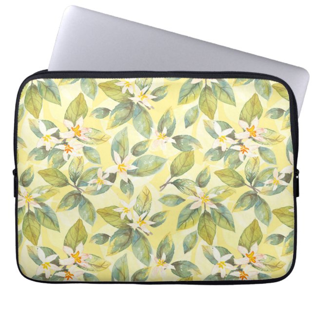 Flowering Lemon Tree-C1 Laptop Sleeve (Front)