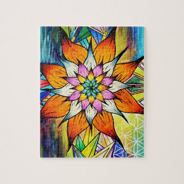 Flowering Life Jigsaw Puzzle (Vertical)