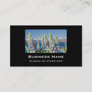Flowering Lupine New Zealand Landscape Business Card
