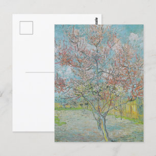 Flowering Peach Tree Postcard