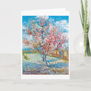 Flowering Peach Tree, Van Gogh Card