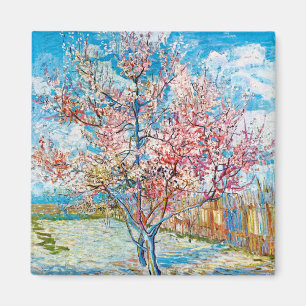 Flowering Peach Tree, Van Gogh Magnet