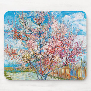Flowering Peach Tree, Van Gogh Mouse Pad