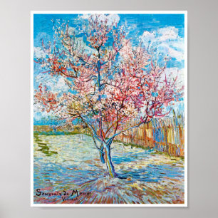 Flowering Peach Tree, Van Gogh Poster