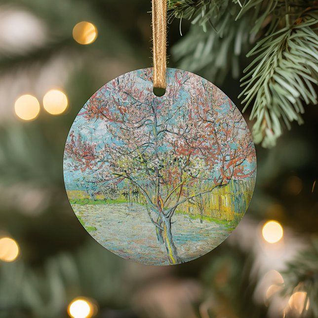 Flowering Peach Tree | Vincent van Gogh Ceramic Ornament (Creator Uploaded)