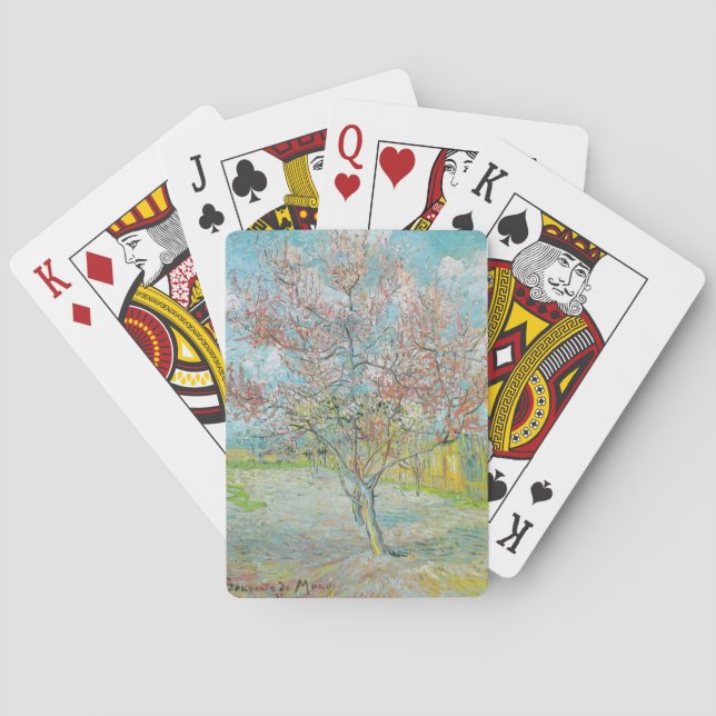 Flowering Peach Tree | Vincent van Gogh Playing Cards (Back)