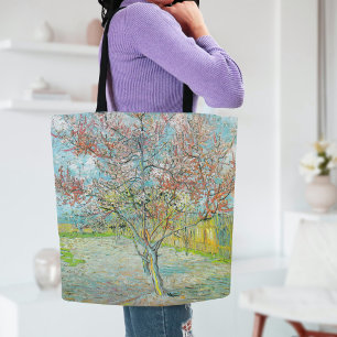 Flowering Peach Tree Vincent van Gogh Tote Bag