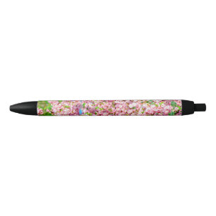 Flowering Plum Black Ink Pen