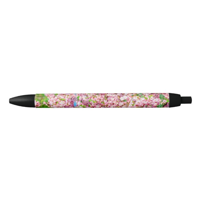 Flowering Plum Black Ink Pen (Front)