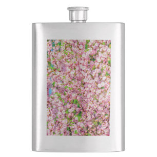 Flowering Plum Hip Flask