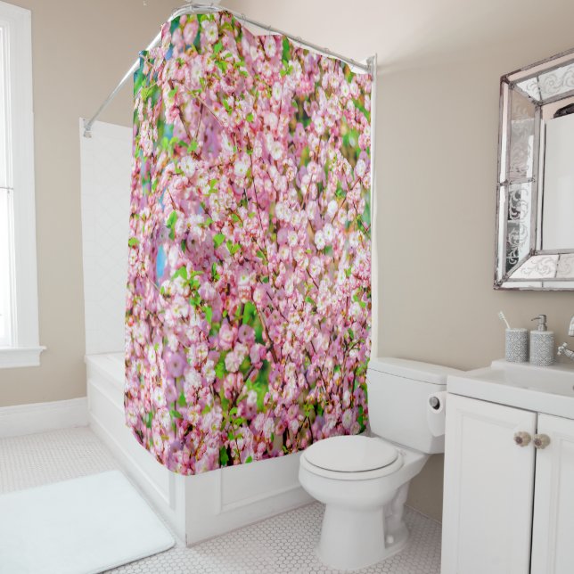 Flowering Plum Shower Curtain (In Situ)