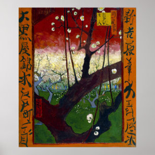 Flowering Plum Tree (after Hiroshige) Van Gogh Poster