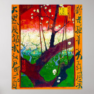 Flowering Plum Tree (after Hiroshige), Van Gogh Poster