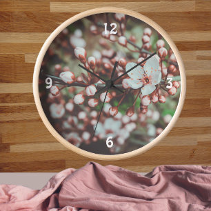 Flowering Plum Tree  Clock