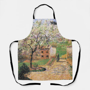 Flowering Plum Tree, Eragny Camille Pissarro Apron