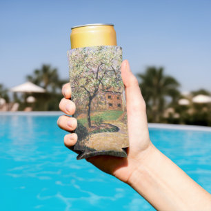 Flowering Plum Tree, Eragny Camille Pissarro Seltzer Can Cooler