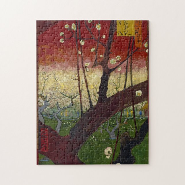 Flowering plum tree Puzzle (Vertical)