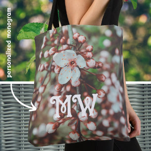Flowering Plum Tree  Tote Bag