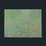 Flowering Poppies - Gustav Klimt Doormat<br><div class="desc">Flowering Poppies - Gustav Klimt</div>