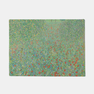 Flowering Poppies - Gustav Klimt Doormat