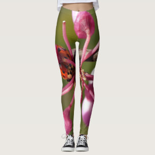 Flowering Redbud with Ladybug Leggings