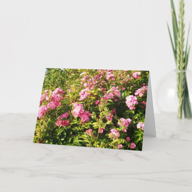 Flowering Rosarium Card (Front)