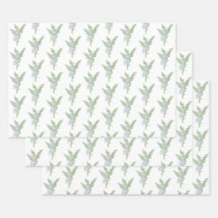 Flowering Rosemary Wrapping Paper Sheet