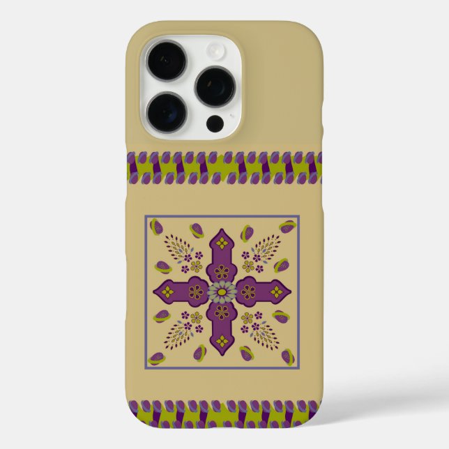Flowering Spring of Life eggs ribbon iPhone case (Back)