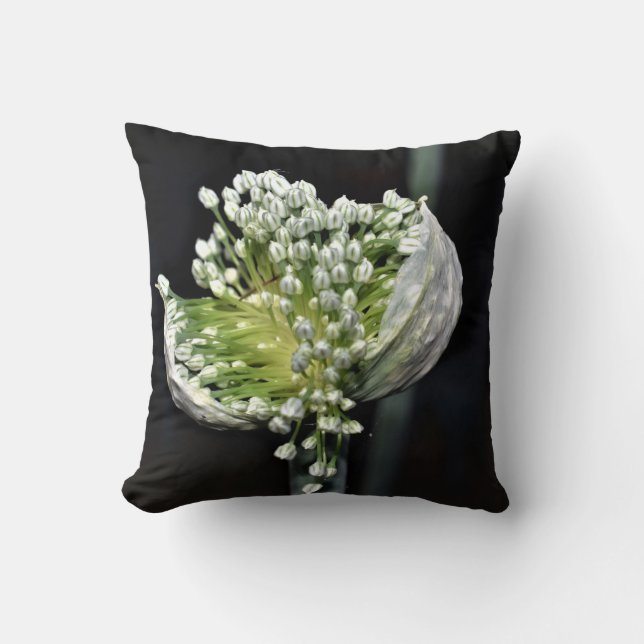 Flowering Spring Onion Cushion (Front)