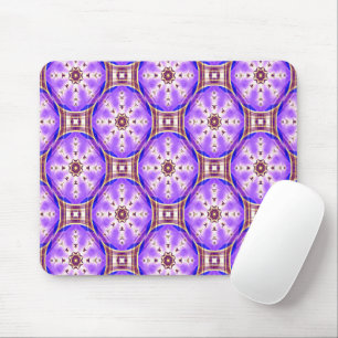 Flowering Tartan Stars... Mouse Pad