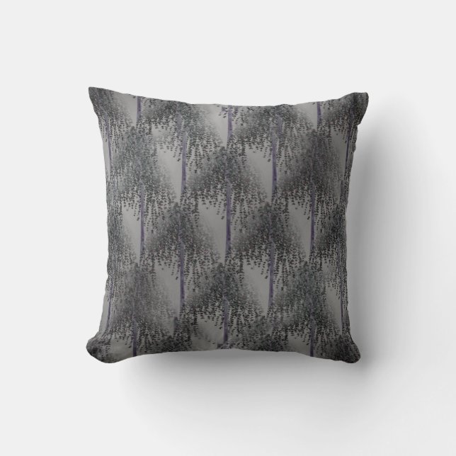 Flowering Tree Abstract Pattern Cushion (Front)