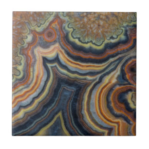 Flowering tube onyx ceramic tile