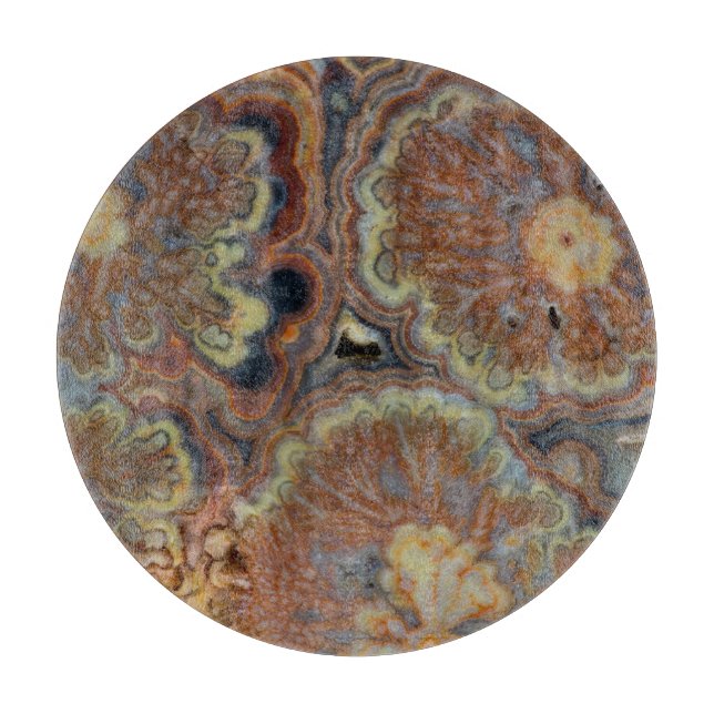 Flowering Tube Onyx Cutting Board (Front)